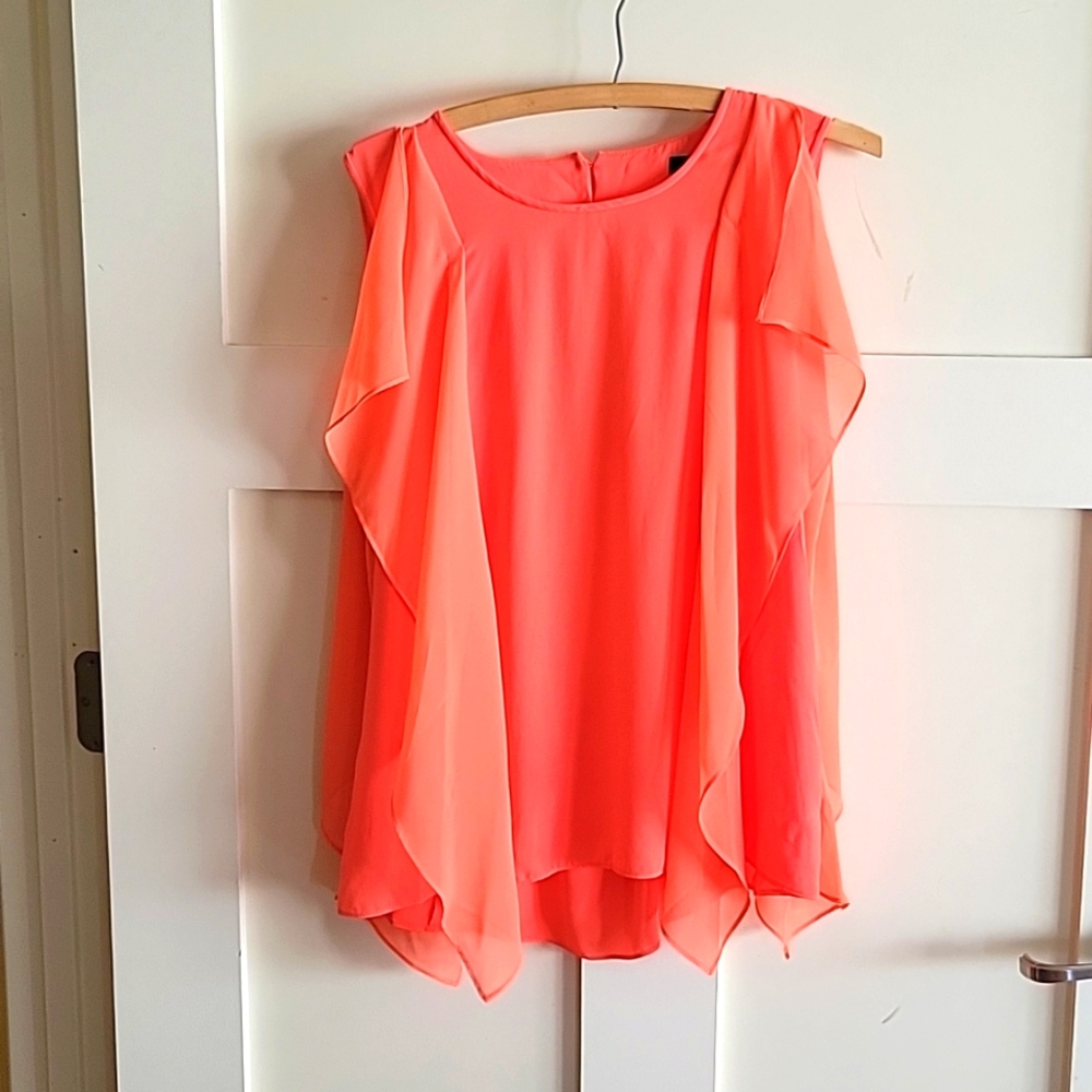 Coral, open back tank